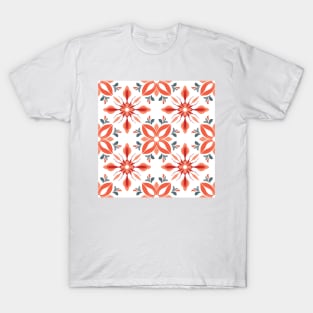 Tileable Floral Pattern T-Shirt